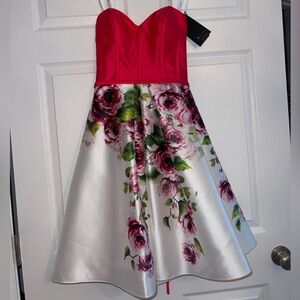 Floral dress perfect for quinceañera